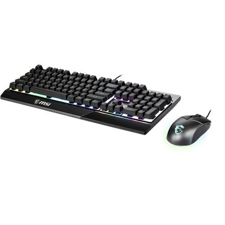 MSI MSI Vigor GK30 COMBO US MSI | Vigor GK30 COMBO | Zestaw klawiatura i mysz | Podświetlenie LED RGB | US | Przewodowy
