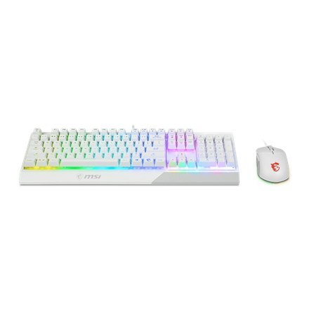 MSI MSI | Vigor GK30 COMBO WHITE | Zestaw klawiatura i mysz | Przewodowa | Mysz w zestawie | USA | Biały | g