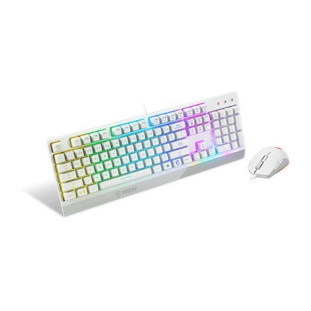 MSI MSI | Vigor GK30 COMBO WHITE | Zestaw klawiatura i mysz | Przewodowa | Mysz w zestawie | USA | Biały | g