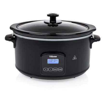 Tristar Tristar | VS-3920 | Slowcooker cyfrowy | 210 W | Stal nierdzewna | 4,5 L | Liczba programów 4 | Czarny