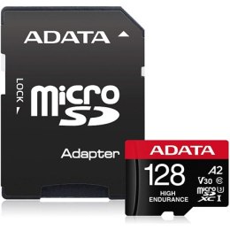 ADATA ADATA | AUSDX128GUI3V30SHA2-RA1 Karta pamięci | 128 GB | MicroSDXC | Pamięć flash klasy 10 | Adapter