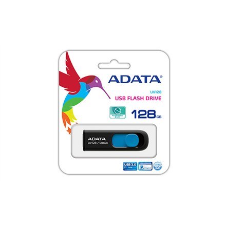 ADATA ADATA | UV128 | 128 GB | USB 3.0 | Czarny/Niebieski