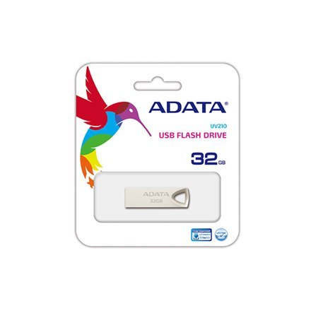 ADATA ADATA | UV210 | 32 GB | USB 2.0 | Srebrny