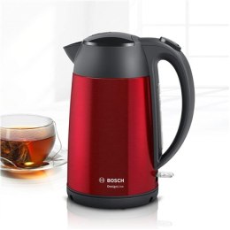Bosch Bosch | Czajnik | DesignLine TWK3P424 | Elektryczny | 2400 W | 1,7 L | Stal szlachetna | Podstawa obrotowa 360° | Czerwony