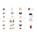 Bosch Bosch | MCM3501M | 800 W | Number of speeds 2 | Bowl capacity 2.3 L | Ice crushing | Black