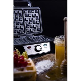 Camry Camry | CR 3046 | Gofrownica | 1600 W | Ilość ciasta 2 | Belgia | Czarny/stal nierdzewna