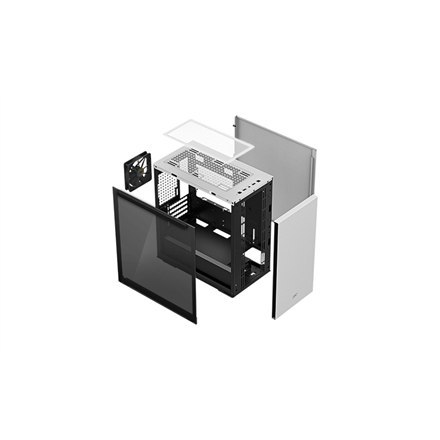 Deepcool Obudowa komputerowa Deepcool MACUBE 110 WH w kolorze białym, formatu mATX, z dołączonym zasilaczem ATX PS2 (długość poniżej 170 