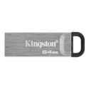 Kingston Kingston | Pamięć flash USB | DataTraveler Kyson | 64 GB | USB 3.2 Gen 1 | Czarny/Szary