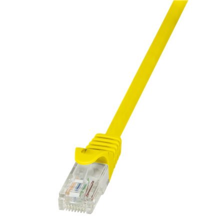 Logilink Logilink | CAT 5e | Kabel krosowy | Skrętka nieekranowana (UTP) | Męski | RJ-45 | Męski | RJ-45 | Żółty | 1 m