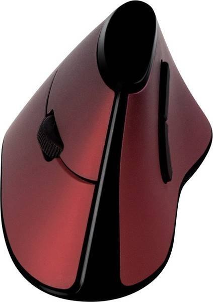 Logilink Logilink | Ergonomiczna mysz pionowa | ID0159 | Optyczna | Bezprzewodowa | Czerwona