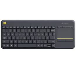 Logitech Logitech | K400 Plus | Klawiatura z gładzikiem | Bezprzewodowa | NL | Czarna | Port USB | 380 g