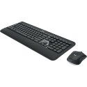Logitech Logitech | MK540 Advanced | Zestaw klawiatura i mysz | Bezprzewodowy | Mysz w zestawie | Baterie w zestawie | USA | Czarny | USB