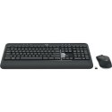 Logitech Logitech | MK540 Advanced | Zestaw klawiatura i mysz | Bezprzewodowy | Mysz w zestawie | Baterie w zestawie | USA | Czarny | USB
