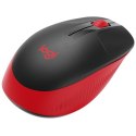 Logitech Logitech | Mysz pełnowymiarowa | M190 | Bezprzewodowa | USB | Czerwona