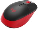 Logitech Logitech | Mysz pełnowymiarowa | M190 | Bezprzewodowa | USB | Czerwona