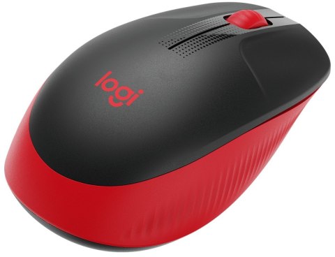 Logitech Logitech | Mysz pełnowymiarowa | M190 | Bezprzewodowa | USB | Czerwona