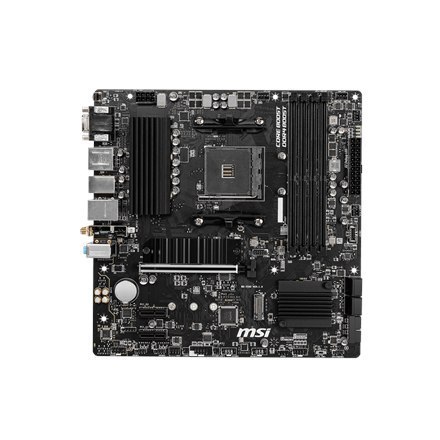 MSI MSI | B550M PRO-VDH WIFI | Rodzina procesorów AMD | Gniazdo procesora AM4 | DDR4 | Gniazda pamięci 4 | Liczba złączy SATA | Chip