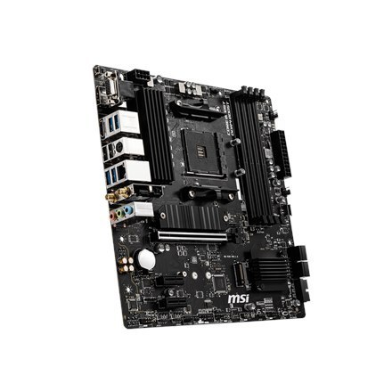 MSI MSI | B550M PRO-VDH WIFI | Rodzina procesorów AMD | Gniazdo procesora AM4 | DDR4 | Gniazda pamięci 4 | Liczba złączy SATA | Chip