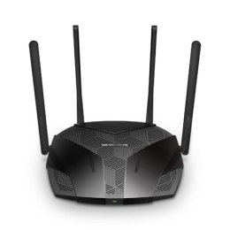 Mercusys Mercusys | AX1800 Dwupasmowy router WiFi 6 | MR70X | 802.11ax | 1201+574 Mbit/s | 10/100/1000 Mbit/s | Porty Ethernet LAN (RJ-45