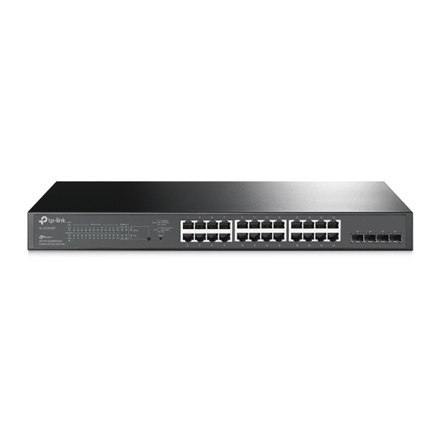 TP-LINK TP-LINK | JetStream 28-portowy gigabitowy przełącznik Smart | TL-SG2428P | Zarządzalny przez sieć | Możliwość montażu w szafie |