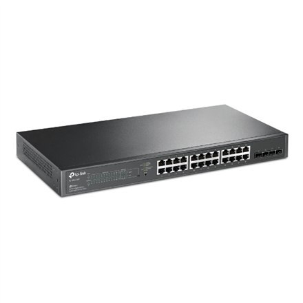 TP-LINK TP-LINK | JetStream 28-portowy gigabitowy przełącznik Smart | TL-SG2428P | Zarządzalny przez sieć | Możliwość montażu w szafie |
