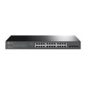 TP-LINK TP-LINK | JetStream 28-portowy gigabitowy przełącznik Smart | TL-SG2428P | Zarządzalny przez sieć | Możliwość montażu w szafie |