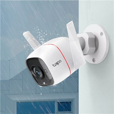TP-LINK TP-LINK | Kamera zewnętrzna Wi-Fi | C310 | 24 miesiące | Bullet | 3 MP | 3,89 mm | IP66 | H.264 | MicroSD