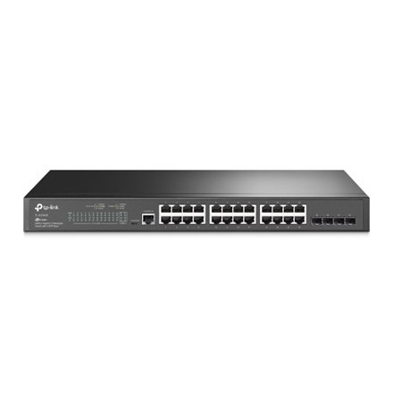 TP-LINK TP-LINK | Przełącznik JetStream L2 | TL-SG3428 | Zarządzalny przez sieć | Możliwość montażu w szafie | Ilość portów 1 Gb/s (RJ-4