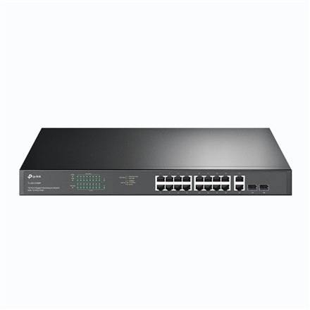 TP-LINK TP-LINK | Przełącznik | TL-SG1218MP | Niezarządzalny | Do montażu w szafie | Ilość portów 10/100 Mb/s (RJ-45) 18 | Ilość portów 