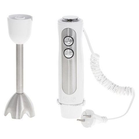 Adler Adler | AD 4625w | Blender ręczny | Blender ręczny | 1500 W | Liczba prędkości 5 | Tryb Turbo | Biały