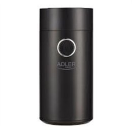 Adler Adler | AD4446bs | Młynek do kawy | 150 W | Pojemność ziaren kawy 75 g | Wyłącznik bezpieczeństwa pokrywy | Liczba filiżanek szt