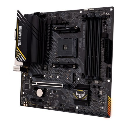 Asus Asus | TUF GAMING A520M-PLUS II | Rodzina procesorów AMD | Gniazdo procesora AM4 | DDR4 DIMM | Gniazda pamięci 4 | Obsługiwane i