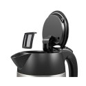Bosch Bosch | Kettle | DesignLine TWK3P420 | Electric | 2400 W | 1.7 L | Stainless steel | 360° rotational base | Stainless steel/Blac