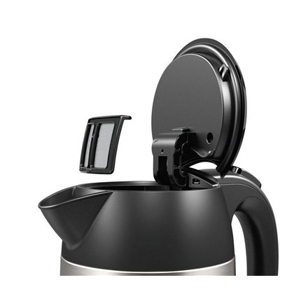 Bosch Bosch | Kettle | DesignLine TWK3P420 | Electric | 2400 W | 1.7 L | Stainless steel | 360° rotational base | Stainless steel/Blac