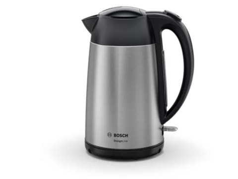 Bosch Bosch | Kettle | DesignLine TWK3P420 | Electric | 2400 W | 1.7 L | Stainless steel | 360° rotational base | Stainless steel/Blac