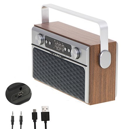 Camry Camry | CR 1183 | Radio Bluetooth | 16 W | AUX in | Drewniane
