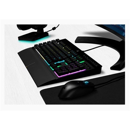 Corsair Corsair | Rubber Dome | K55 RGB PRO | Gaming Keyboard | Gaming Keyboard | RGB LED light | US | Wired | Black