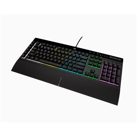 Corsair Corsair | Rubber Dome | K55 RGB PRO | Gaming Keyboard | Gaming Keyboard | RGB LED light | US | Wired | Black