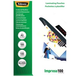 Fellowes Fellowes | Woreczki do laminowania | A3 (297 x 420 mm) | Błyszczące | Przezroczyste