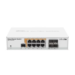 MikroTik MikroTik | Cloud Router Switch CRS112-8P-4S-IN | Porty SFP w ilości 4 | 12 miesięcy | Desktop | Porty 1 Gbps (RJ-45) w ilości 8 