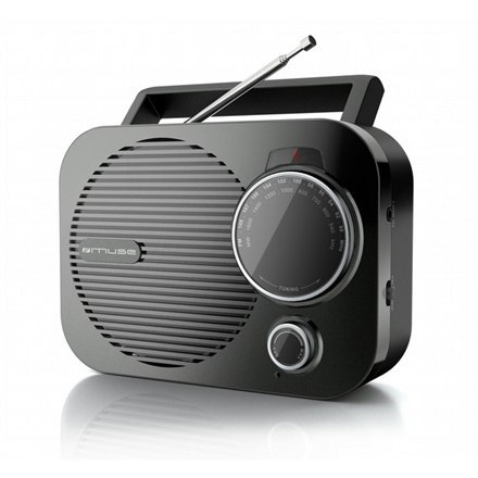 Muse Muse | M-050 R | Przenośne radio | Wejście AUX | Czarny