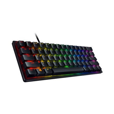 Razer Razer | Huntsman Mini 60% | Klawiatura dla graczy | Opto-mechaniczna | Podświetlenie LED RGB | NORD | Czarna | Przewodowa