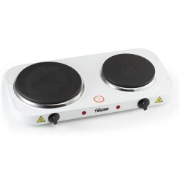 Tristar Tristar | Wolnostojąca płyta stołowa | KP-6245 | Liczba palników/stref gotowania 2 | Obrotowa | Biała | Elektryczna