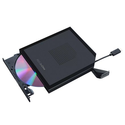 Asus Asus | SDRW-08V1M-U | Zewnętrzny | Napęd DVD±RW (±R DL) | Czarny | USB-C