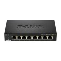 D-Link D-Link | Switch | DGS-108/E | Niezarządzany | Desktop | Ilość portów 10/100 Mbps (RJ-45) | Ilość portów 1 Gbps (RJ-45) 8 | Ilość