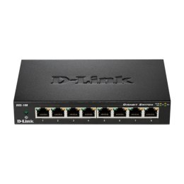 D-Link D-Link | Switch | DGS-108/E | Niezarządzany | Desktop | Ilość portów 10/100 Mbps (RJ-45) | Ilość portów 1 Gbps (RJ-45) 8 | Ilość