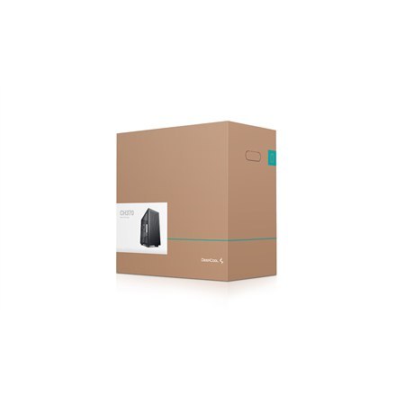 Deepcool Deepcool | CH370 | Side window | Black | Micro ATX | Power supply included No | ATX PS2