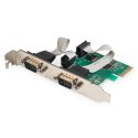 Digitus Adaptacyjna karta interfejsu szeregowego PCIe Digitus DS-30000-1 | 2 porty | AX99100