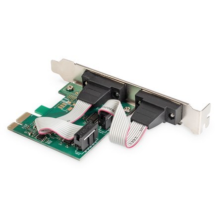 Digitus Adaptacyjna karta interfejsu szeregowego PCIe Digitus DS-30000-1 | 2 porty | AX99100