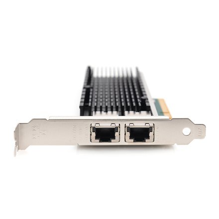 Digitus Digitus 10Gbps Dual Port Ethernet Server adapter PCIe X8, Intel X540 BT2